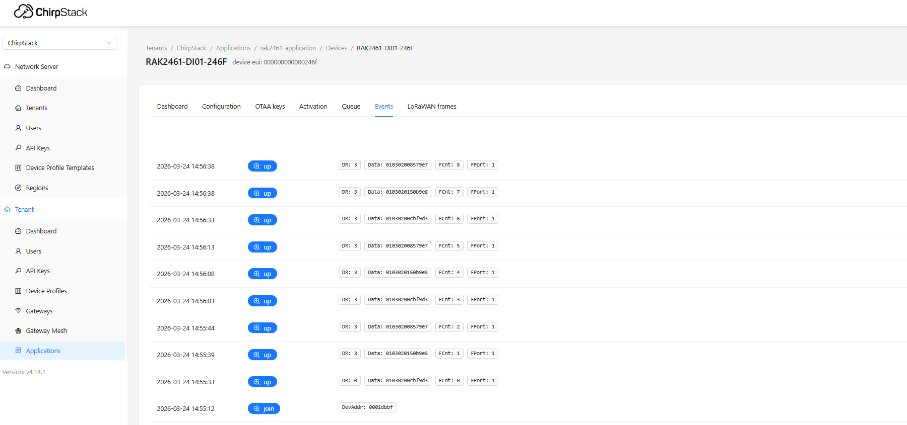 ChirpStack Transparent