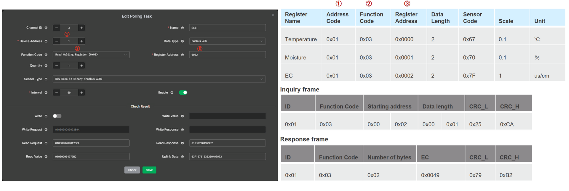 Add EC polling task
