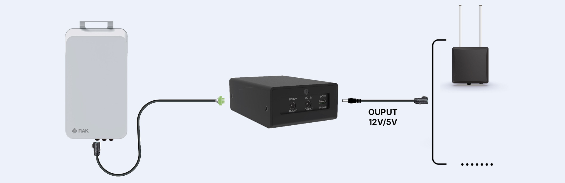 RAK Battery Plus connection
