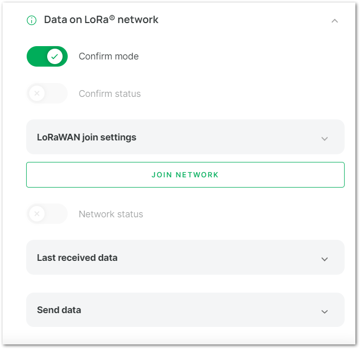 Data on LoRa Network