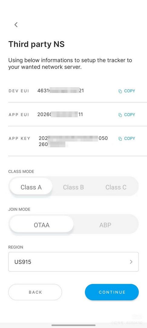 Configure Lorawan