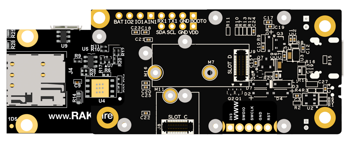 RAK10714 Modules bottom view