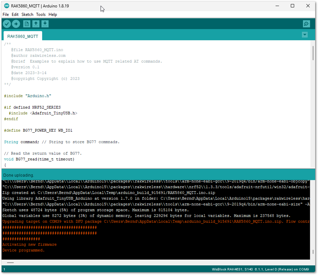 MQTT Example